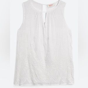 Renee C Vennie Embroidery Detail Top, NWT